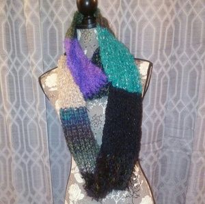 Knitted infinity scarf